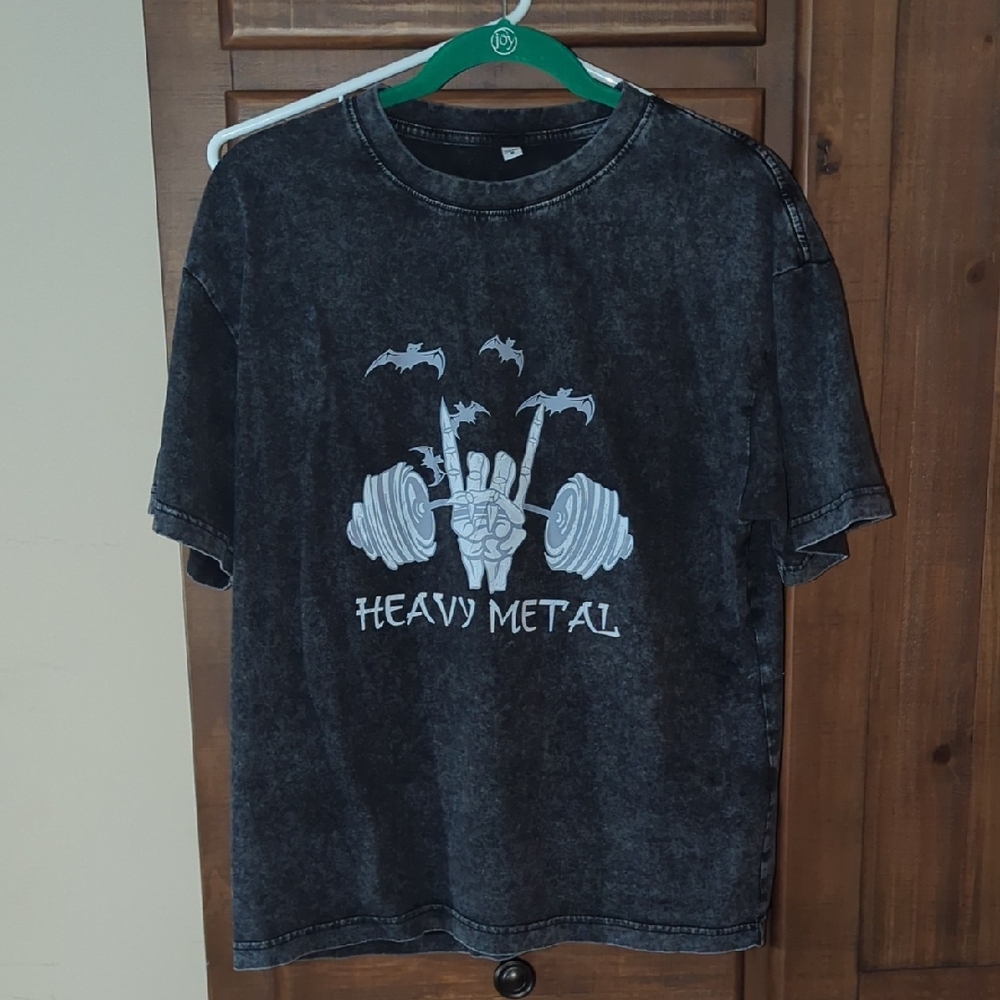 Heavy Metal Graphic Black Tee